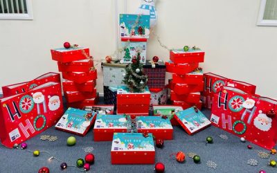 QED delivers Christmas gifts to the lone elderly in the Bradford District