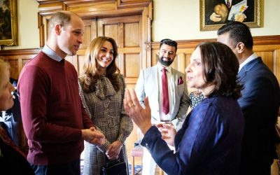 Adeeba Malik CBE meets the Duke and Duchess of Cambridge